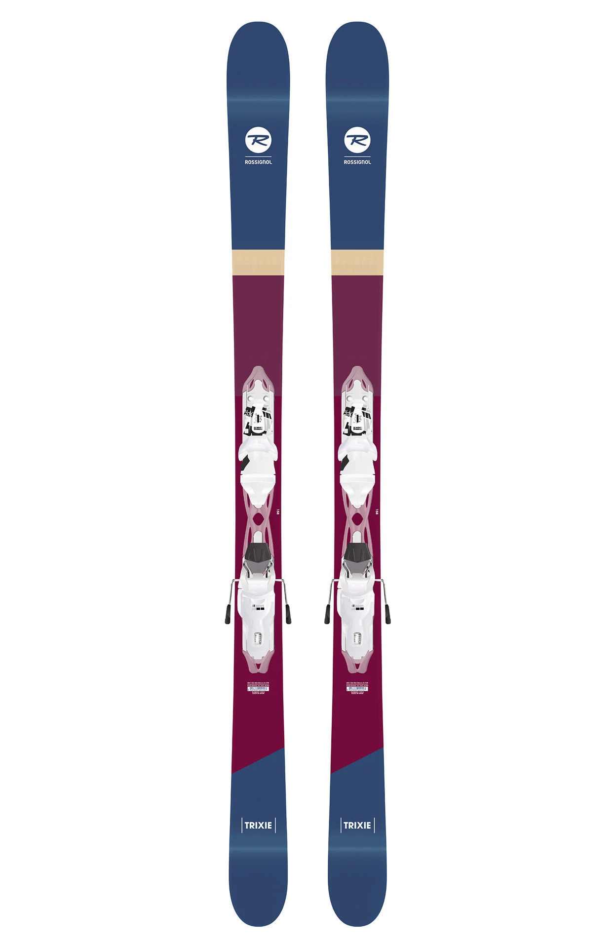 Rossignol - Trixie Incl. Look XPress 10 B83 White Sparkle Binding 3 Rossignol - Trixie Incl. Look XPress 10 B83 White Sparkle Binding