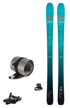 VÖLKL Set - Völkl - Rise Above 88 (Flat) + Rise Above Skin + Marker Alpinist 10