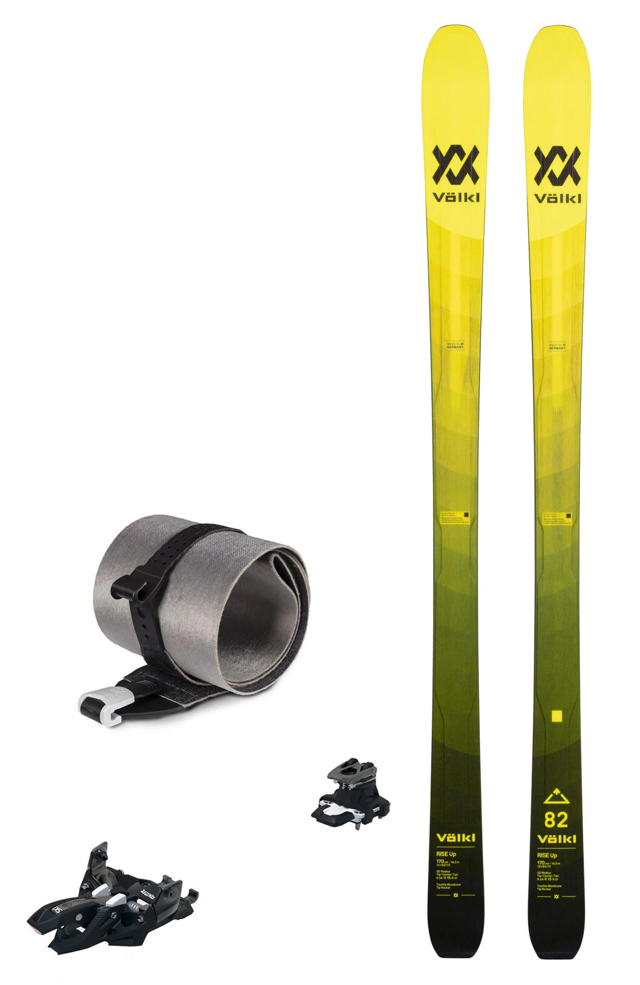 VÖLKL Set - Völkl - Rise Up 82 (Flat) + Rise Up Skin + Marker Alpinist 10 3 VÖLKL Set - Völkl - Rise Up 82 (Flat) + Rise Up Skin + Marker Alpinist 10